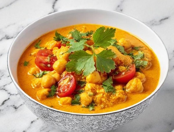 Easy Vegan 25-Minute Creamy Coconut Chickpea Curry